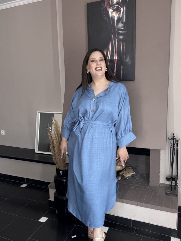 ΦΟΡΕΜΑ 100% VISCOSE ΜΕ ΔΥΟ ΚΟΥΜΠΙΑ 4 ΑΠΟΧΡΩΣΕΙΣ