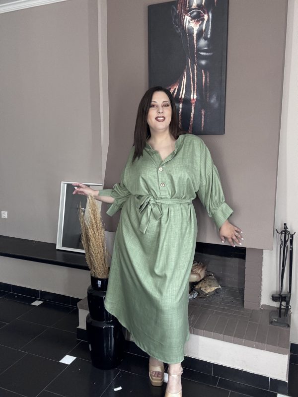 ΦΟΡΕΜΑ 100% VISCOSE ΜΕ ΔΥΟ ΚΟΥΜΠΙΑ 4 ΑΠΟΧΡΩΣΕΙΣ - Image 9