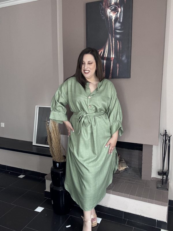 ΦΟΡΕΜΑ 100% VISCOSE ΜΕ ΔΥΟ ΚΟΥΜΠΙΑ 4 ΑΠΟΧΡΩΣΕΙΣ - Image 8