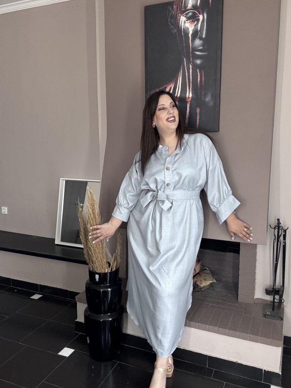 ΦΟΡΕΜΑ 100% VISCOSE ΜΕ ΔΥΟ ΚΟΥΜΠΙΑ 4 ΑΠΟΧΡΩΣΕΙΣ - Image 6