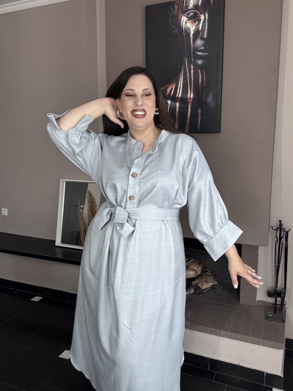 ΦΟΡΕΜΑ 100% VISCOSE ΜΕ ΔΥΟ ΚΟΥΜΠΙΑ 4 ΑΠΟΧΡΩΣΕΙΣ - Image 7