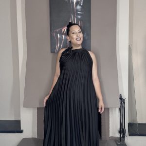 ΠΛΙΣΕ MIDI ΦΟΡΕΜΑ SATINÈ