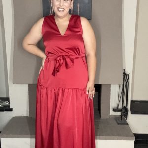 ΚΟΚΚΙΝΟ SATINÈ DRESS